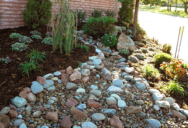 grading and drainage for landscaping
