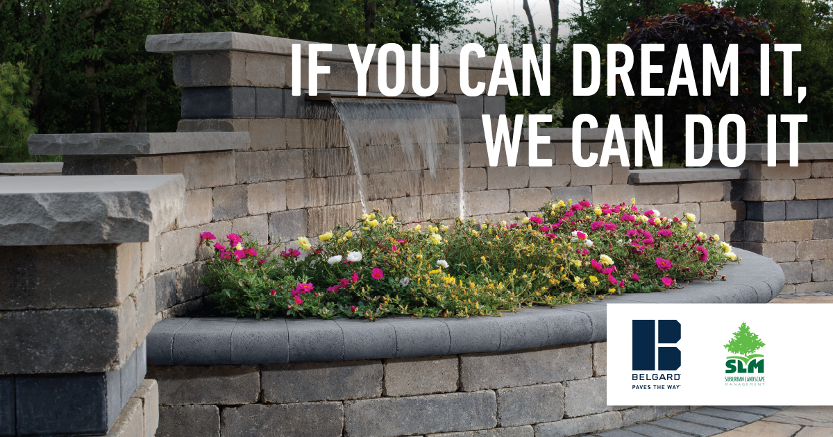 water features hardscaping suburban landscape management