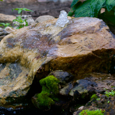 bubbling boulder